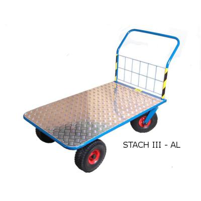 Wózek platformowy STACH III AL udźwig 400 kg